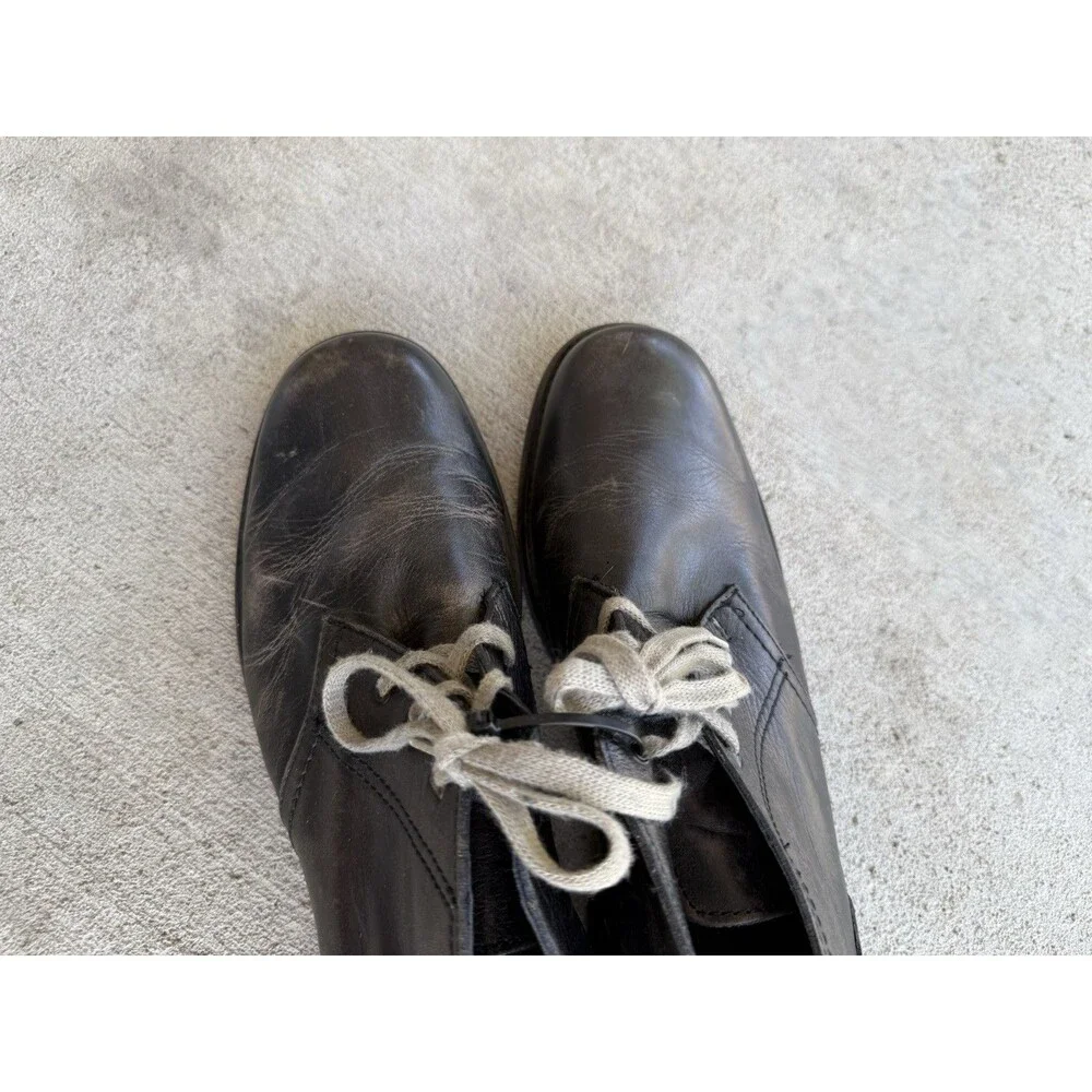 bed stu black leather boots size 10.5